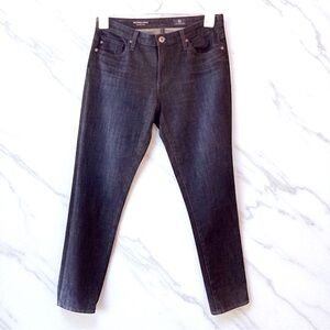 AG Adriano Goldschmied Prima Skinny Jeans - Dark Rinse size 28  designer luxury
